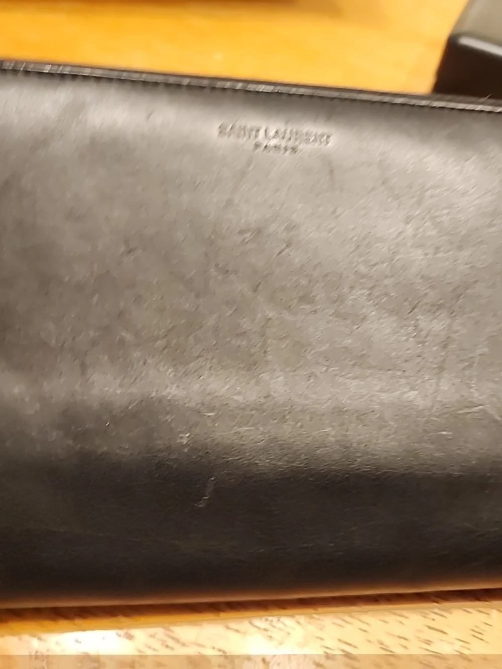 Saint Laurent studded zip-around long wallet made of black leather - Picture 7 of 16